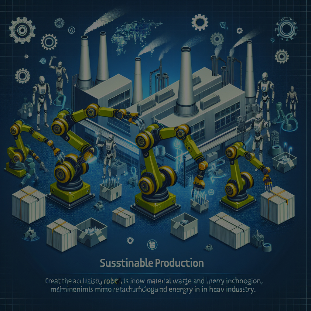 Rola robotów w zrównoważonej produkcji: jak minimalizują straty materiałowe i energię?