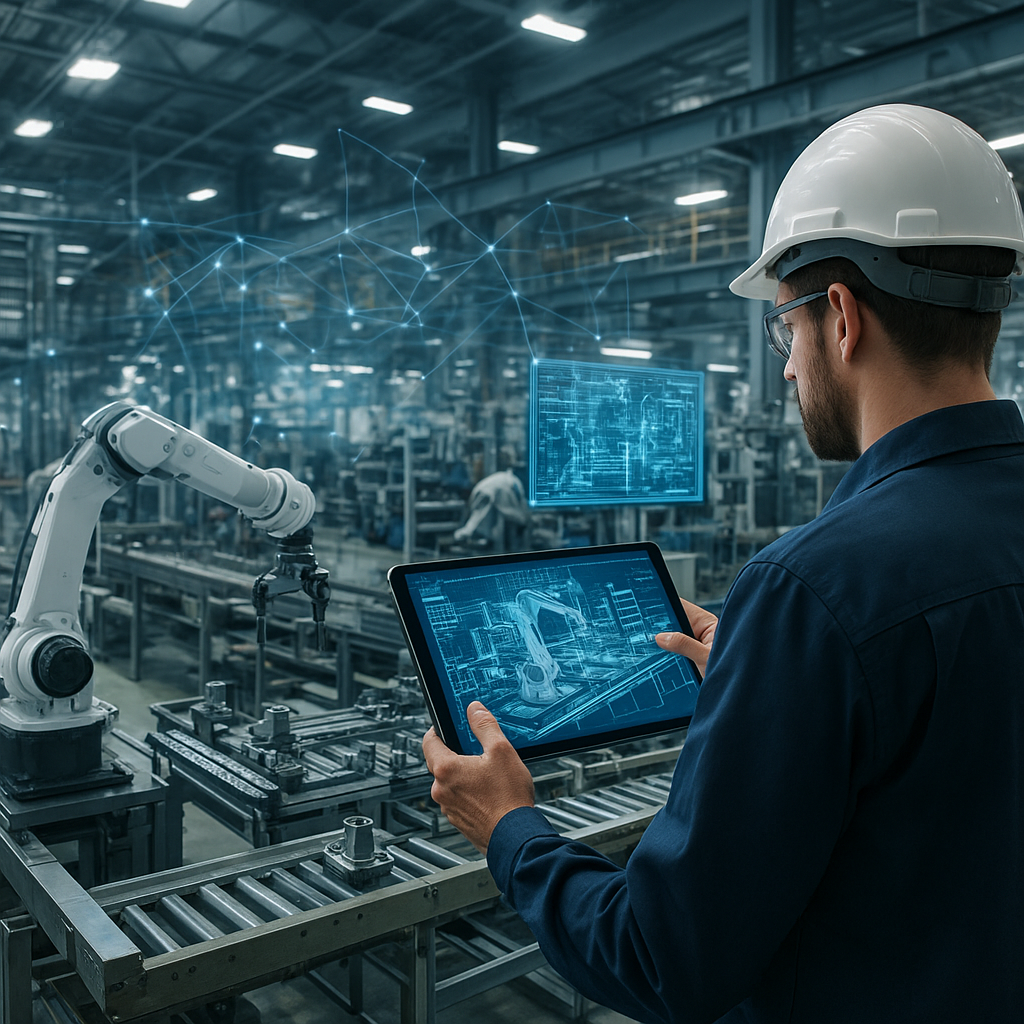 Jak działa nowoczesna fabryka – cyfrowy bliźniak i automatyzacja procesów