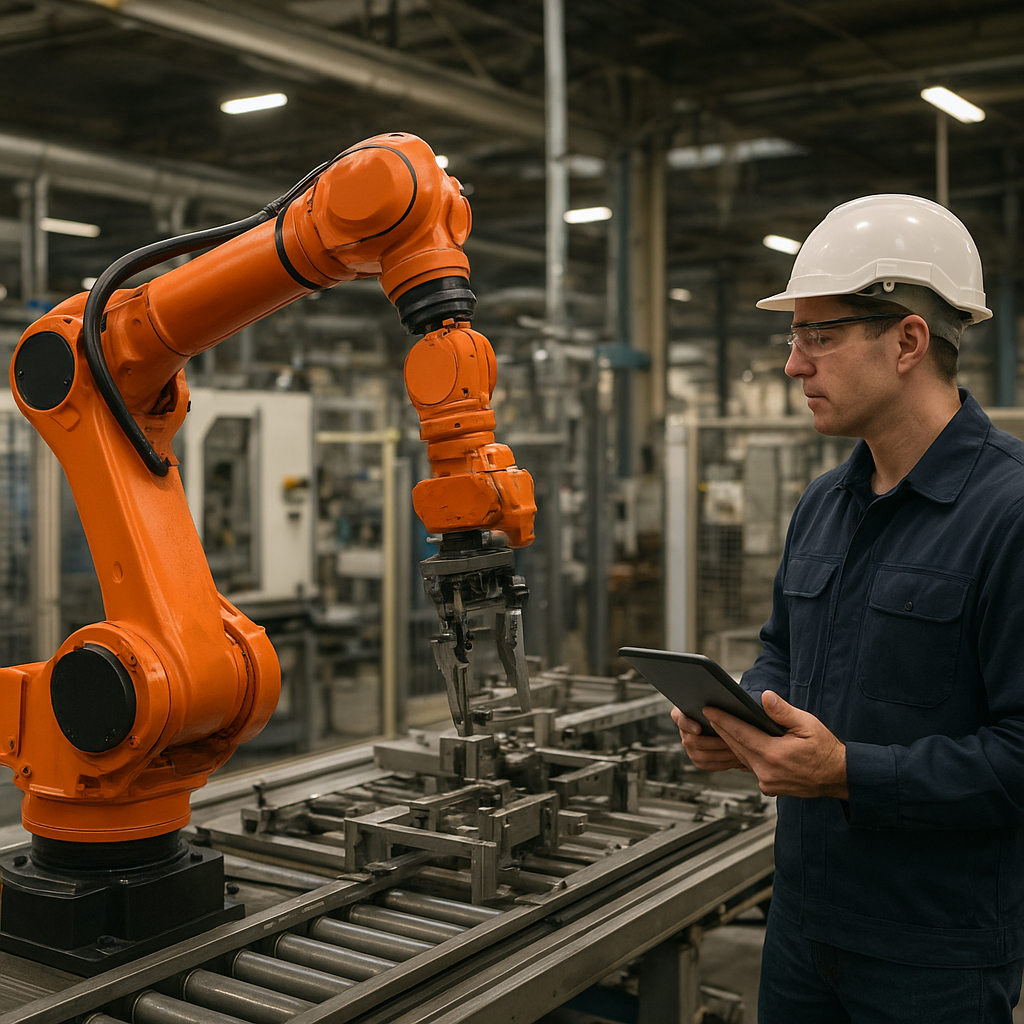 Jak roboty przemysłowe zmieniają fabryki i rynek pracy