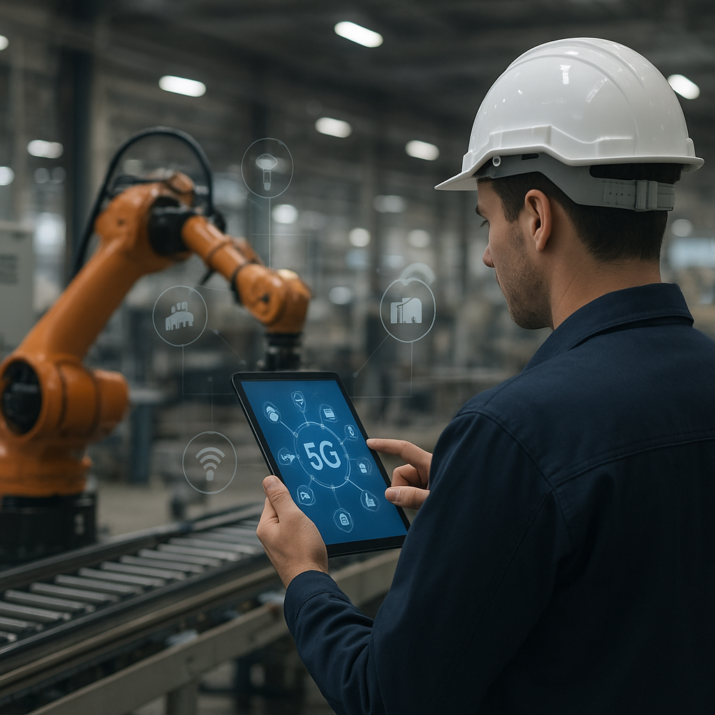 Jak 5G i IoT (Internet Rzeczy) zmieniają produkcję przemysłową