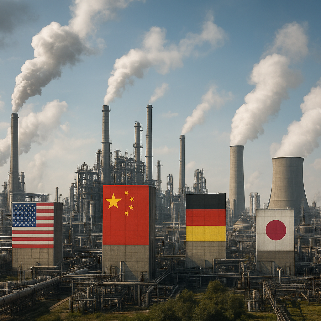 Największe potęgi przemysłowe świata w 2025 roku