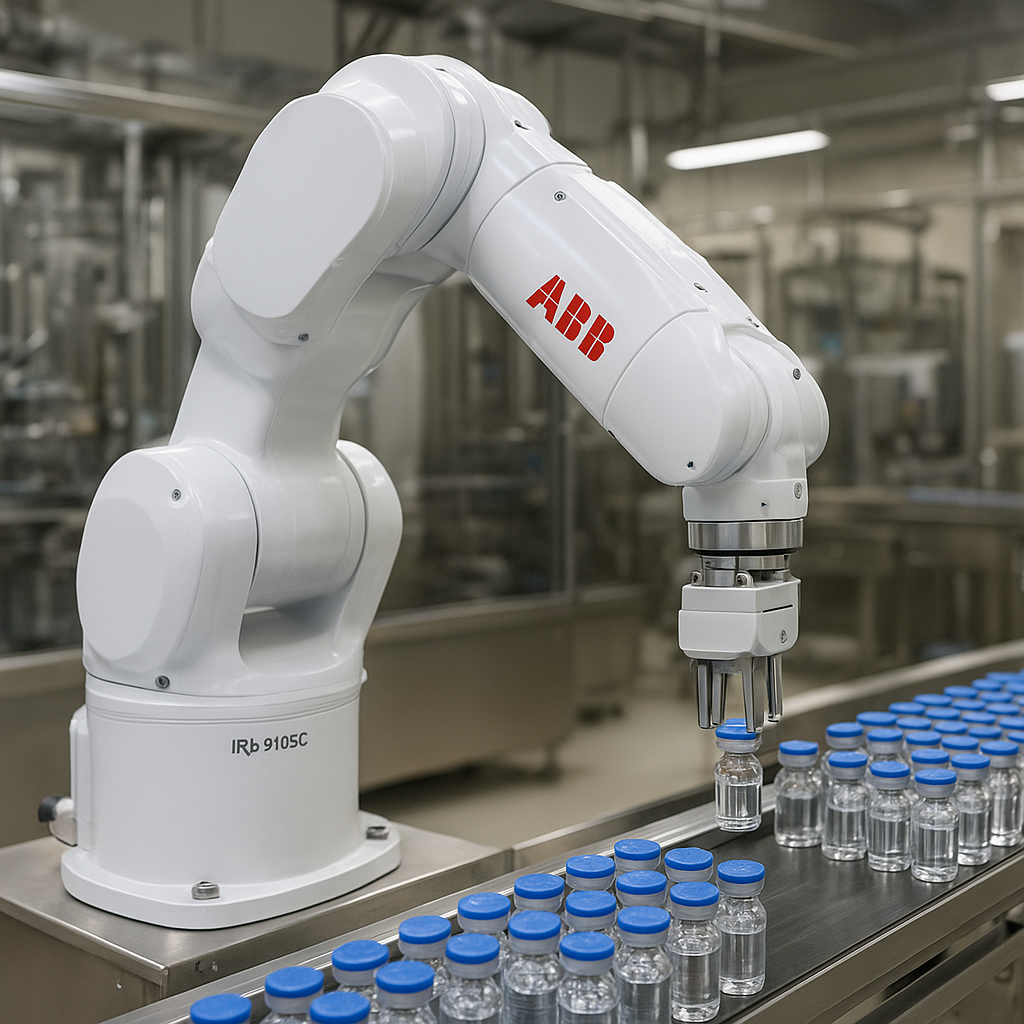 IRB 910SC – ABB – przemysł farmaceutyczny – robot