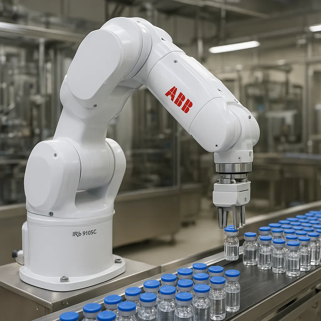 IRB 910SC – ABB – przemysł farmaceutyczny – robot