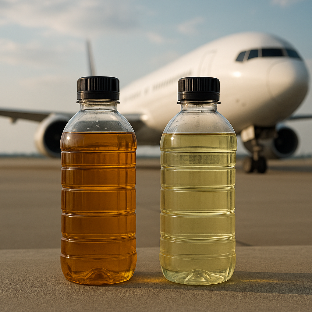 Paliwa lotnicze: kerosyna i SAF