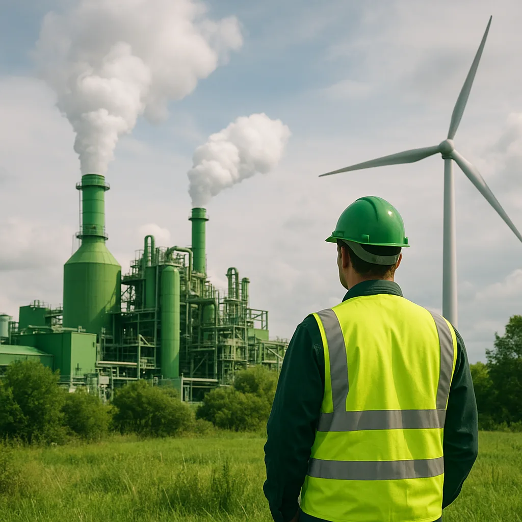 Zielony przemysł – jak technologie pomagają ograniczyć emisje CO₂