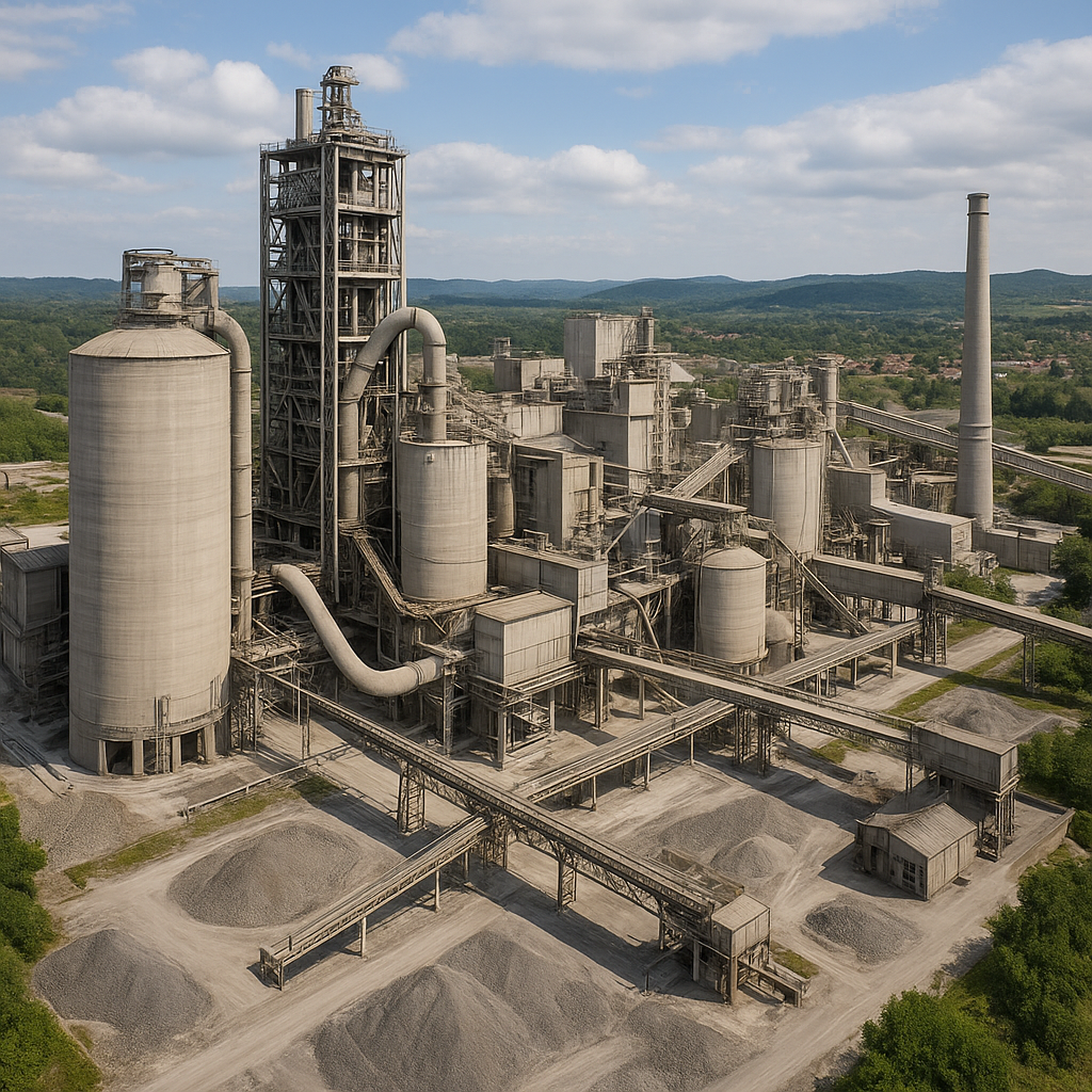 Największe zakłady produkcji cementu