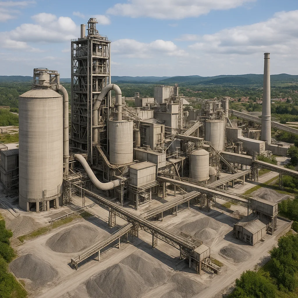 Największe zakłady produkcji cementu