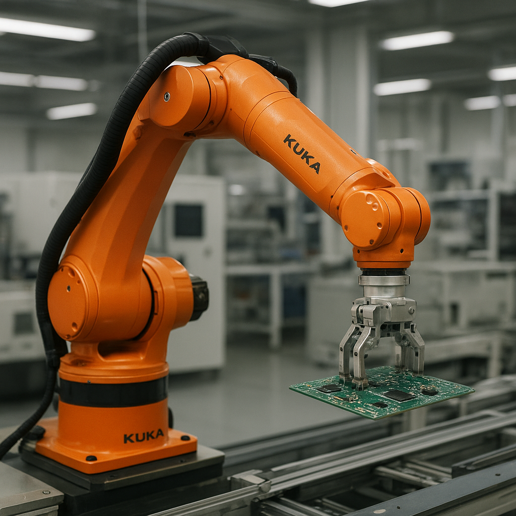 KR AGILUS – KUKA – przemysł elektroniczny – robot