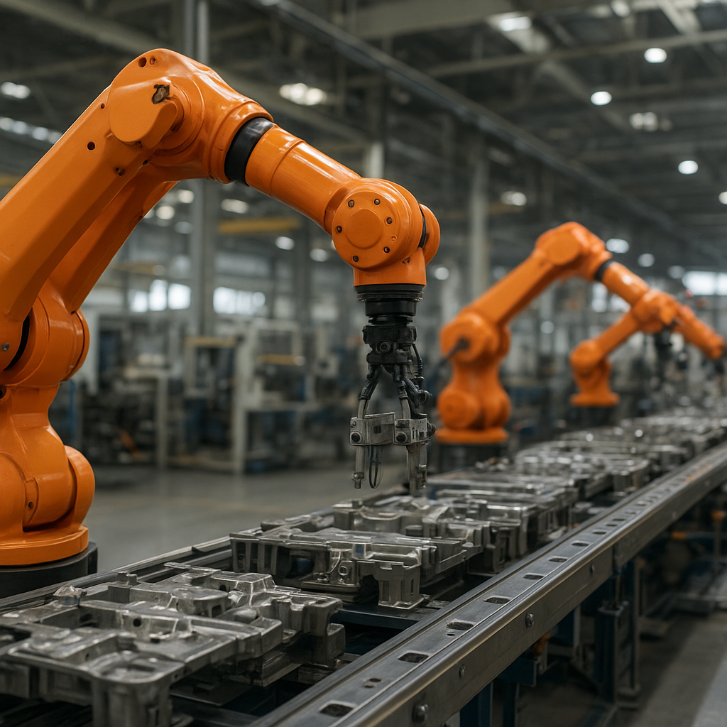 Robotyzacja linii montażowych w fabrykach