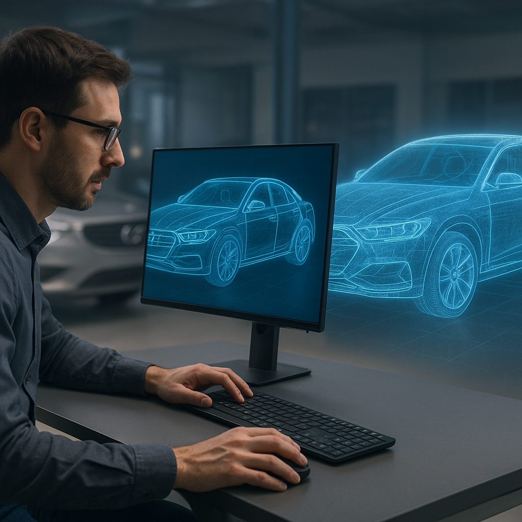 Cyfrowe bliźniaki w procesie projektowania samochodów