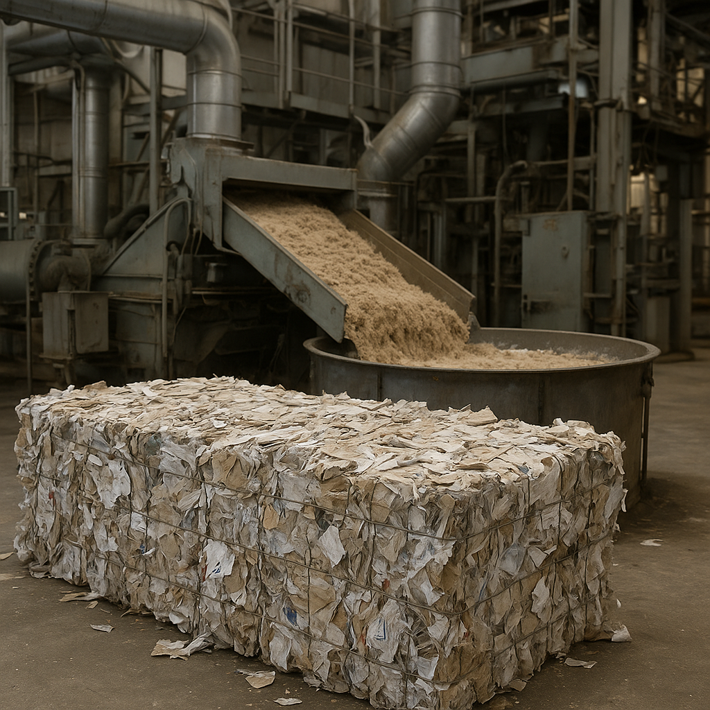 Recykling makulatury w procesach przemysłowych