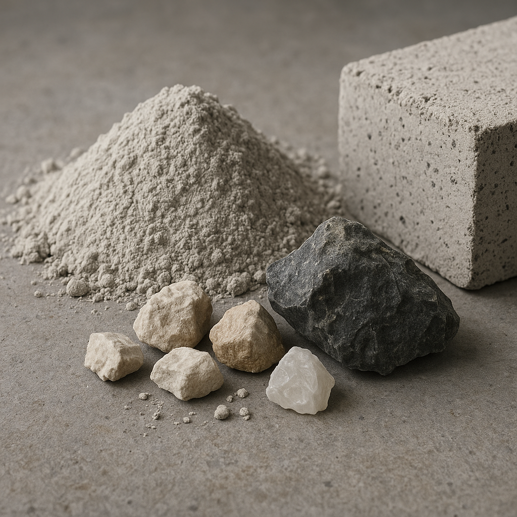 Cement – minerały – zastosowanie w przemyśle