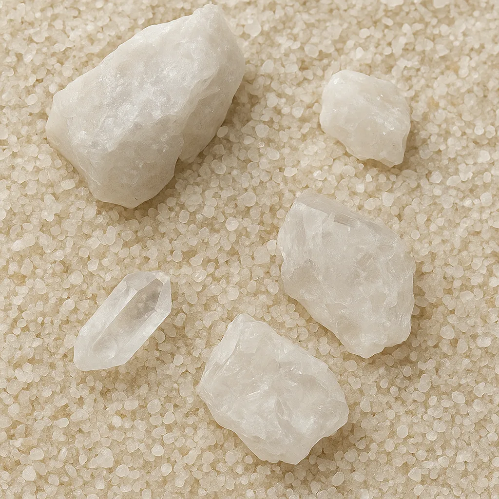 Piasek kwarcowy – minerały – zastosowanie w przemyśle