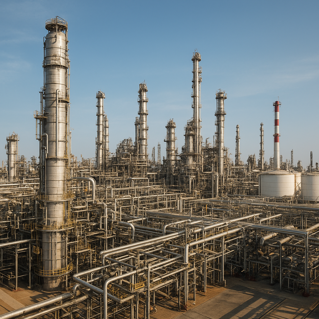 Największe rafinerie ropy naftowej