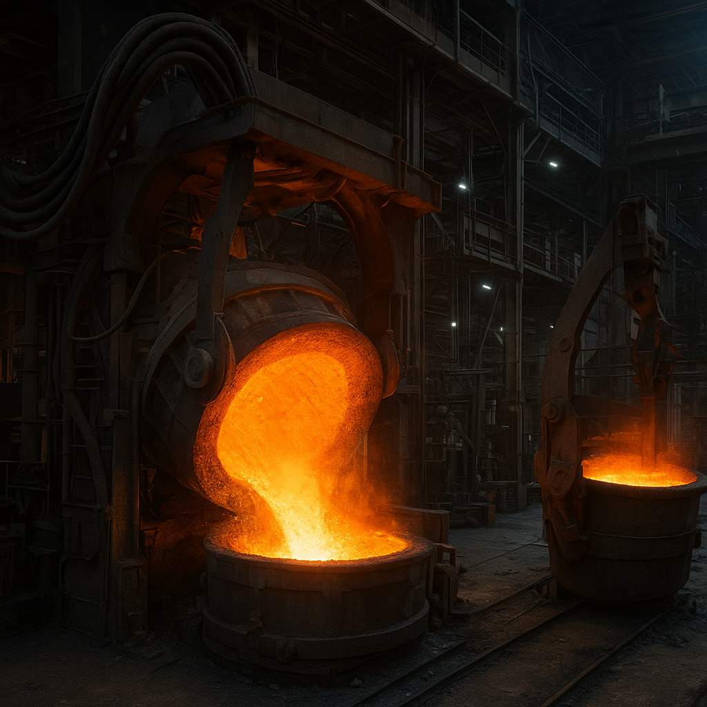 Piece elektryczne w produkcji stali