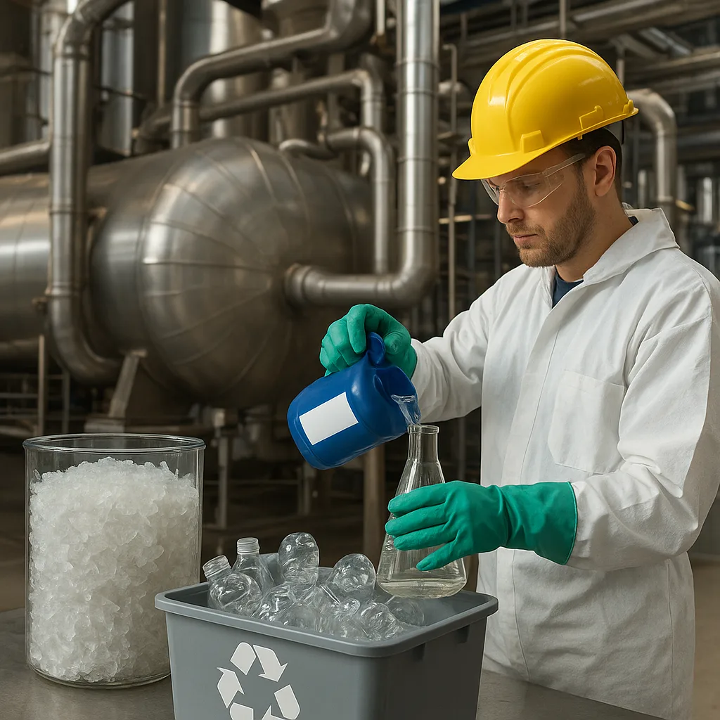 Recykling surowców chemicznych w gospodarce o obiegu zamkniętym
