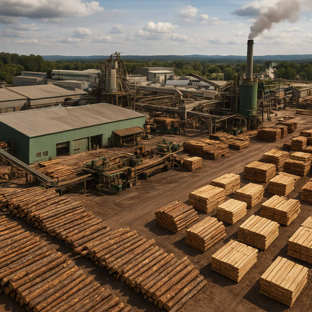 Największe tartaki i zakłady drzewne
