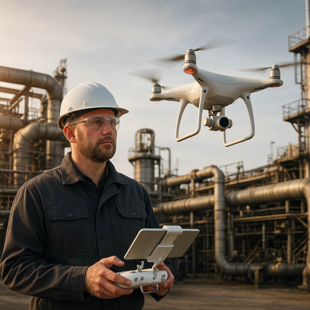Zastosowanie dronów w inspekcji przemysłowej