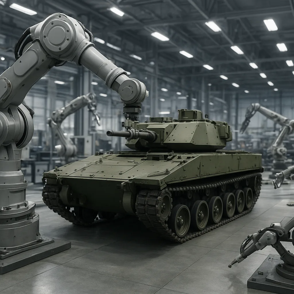 Automatyzacja procesów produkcyjnych w sektorze militarnym