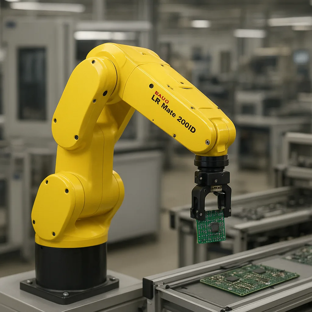 LR Mate 200iD – FANUC – przemysł elektroniczny – robot
