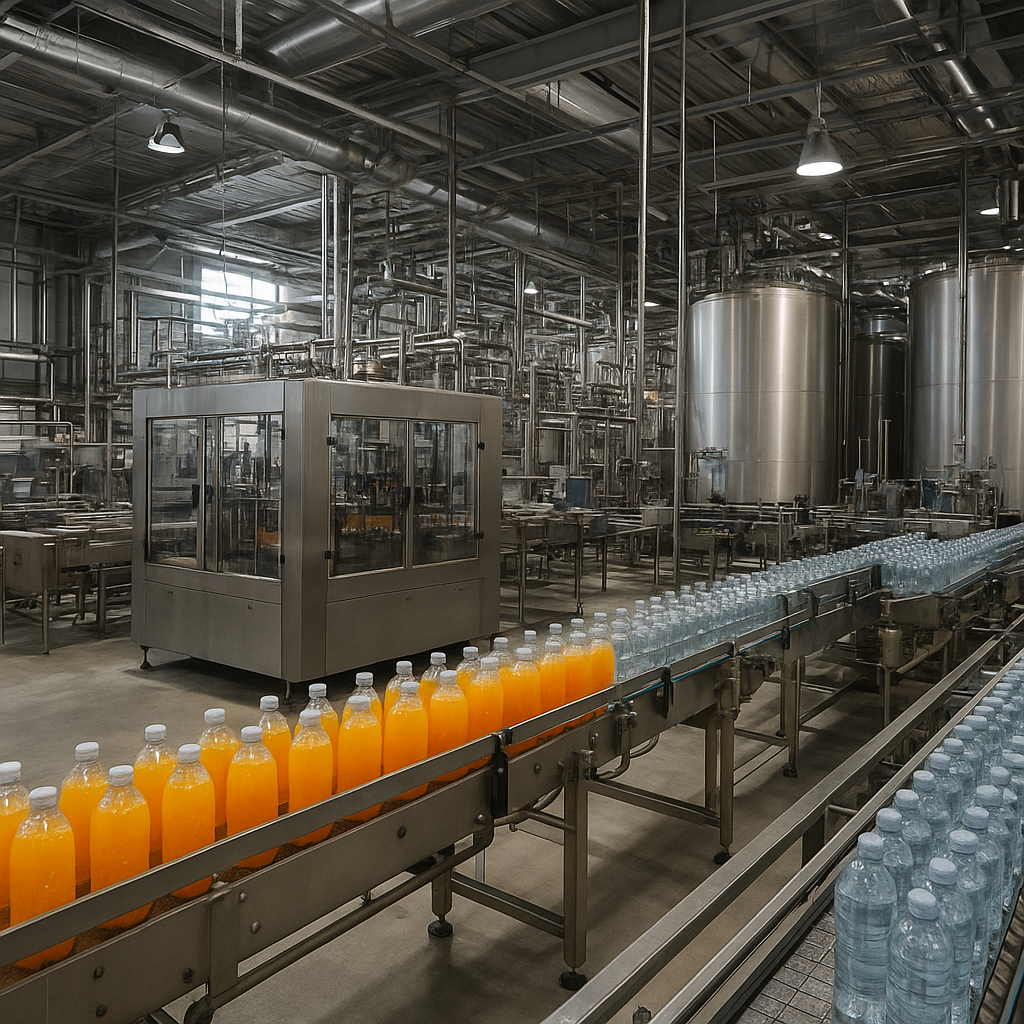 Największe zakłady produkcji napojów