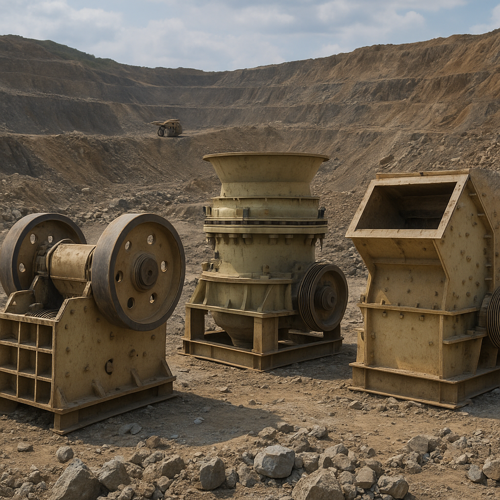 Kruszarki przemysłowe – rodzaje i efektywność