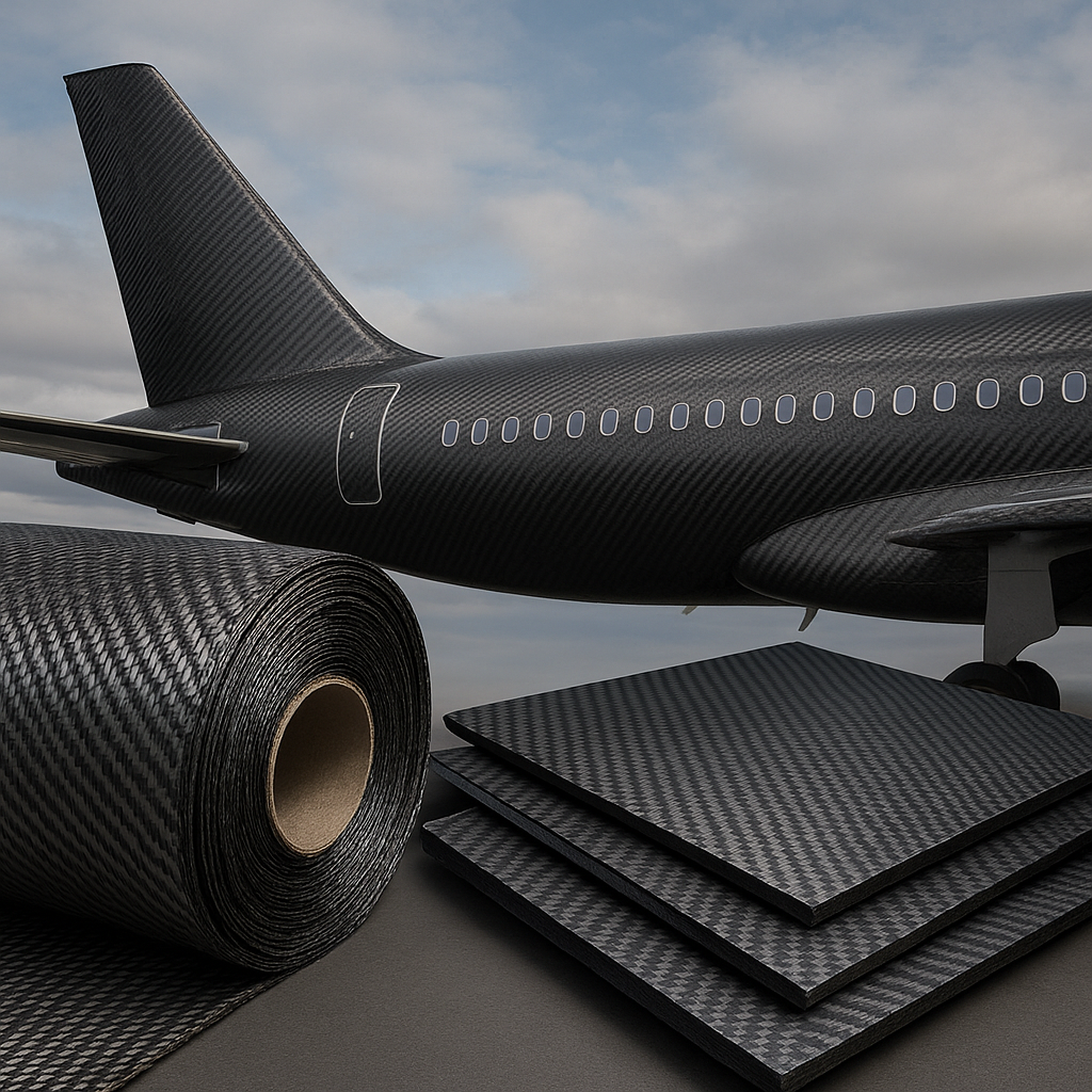 Wpływ kompozytów węglowych na rozwój przemysłu lotniczego