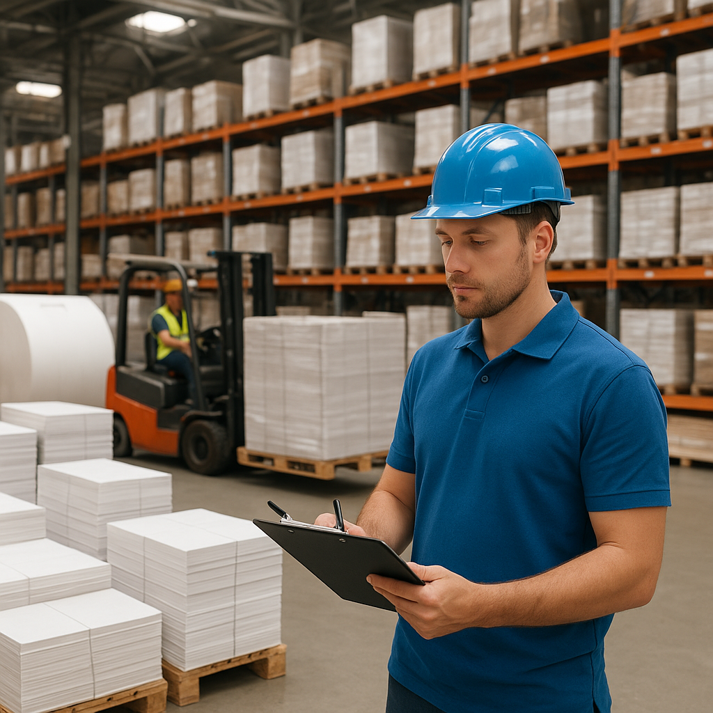 Logistyka i magazynowanie produktów papierowych