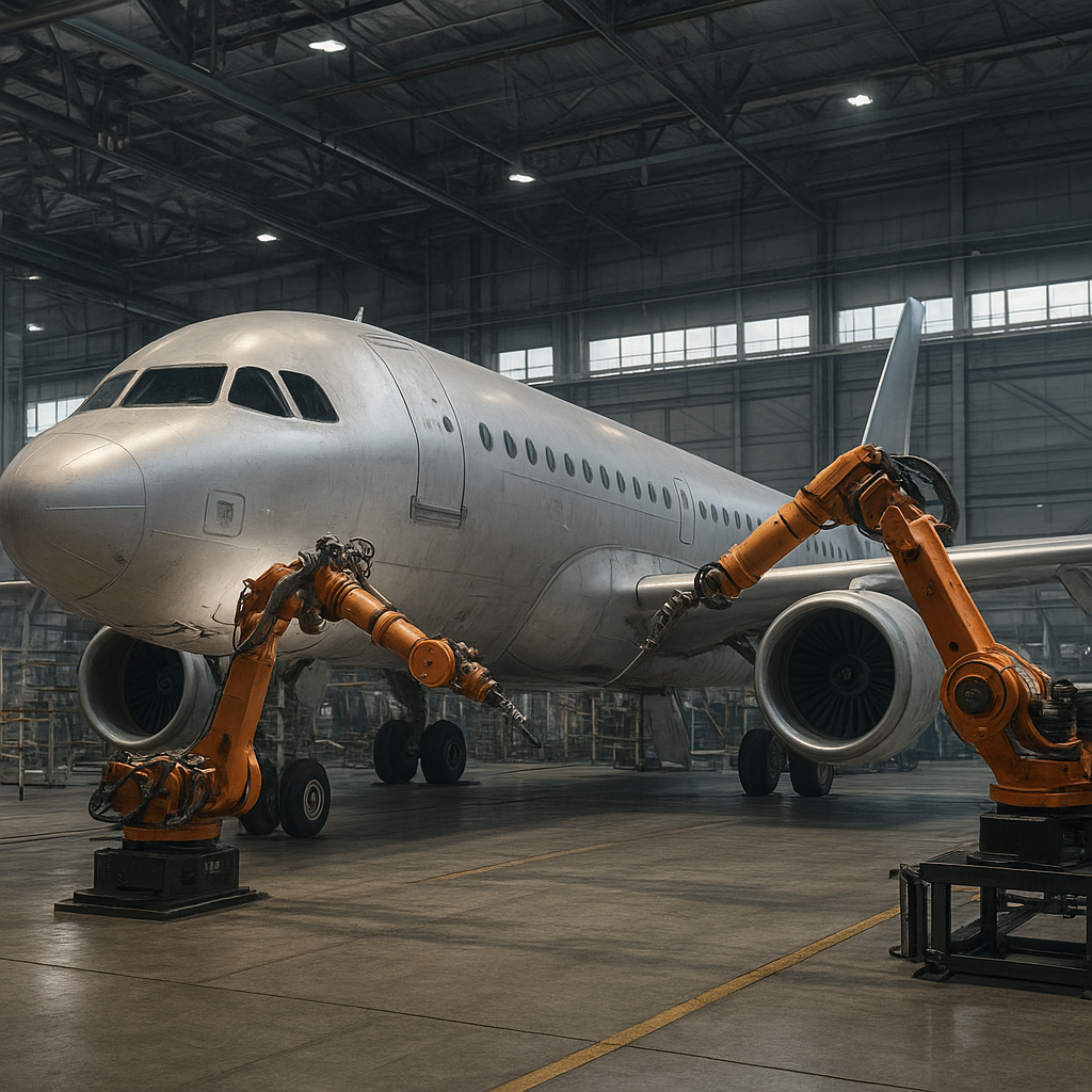 Robotyzacja montażu samolotów