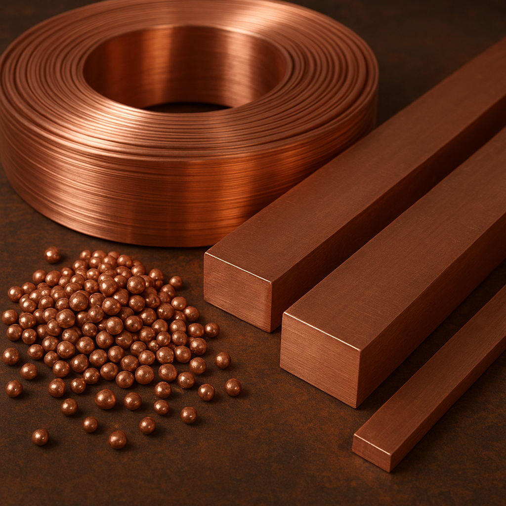 Miedź – metal – zastosowanie w przemyśle