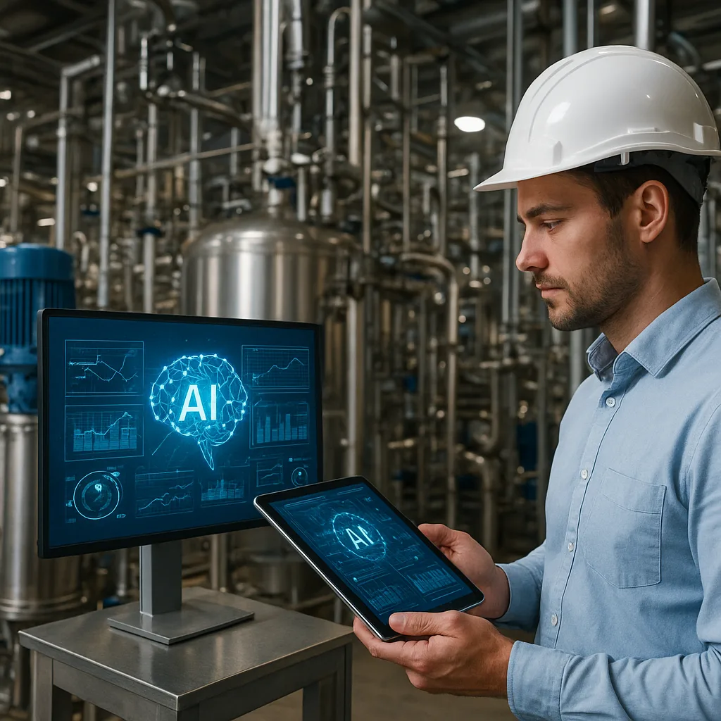 Wykorzystanie AI w kontroli procesów chemicznych