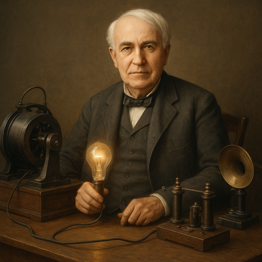 Thomas Edison – elektryczność i urządzenia techniczne