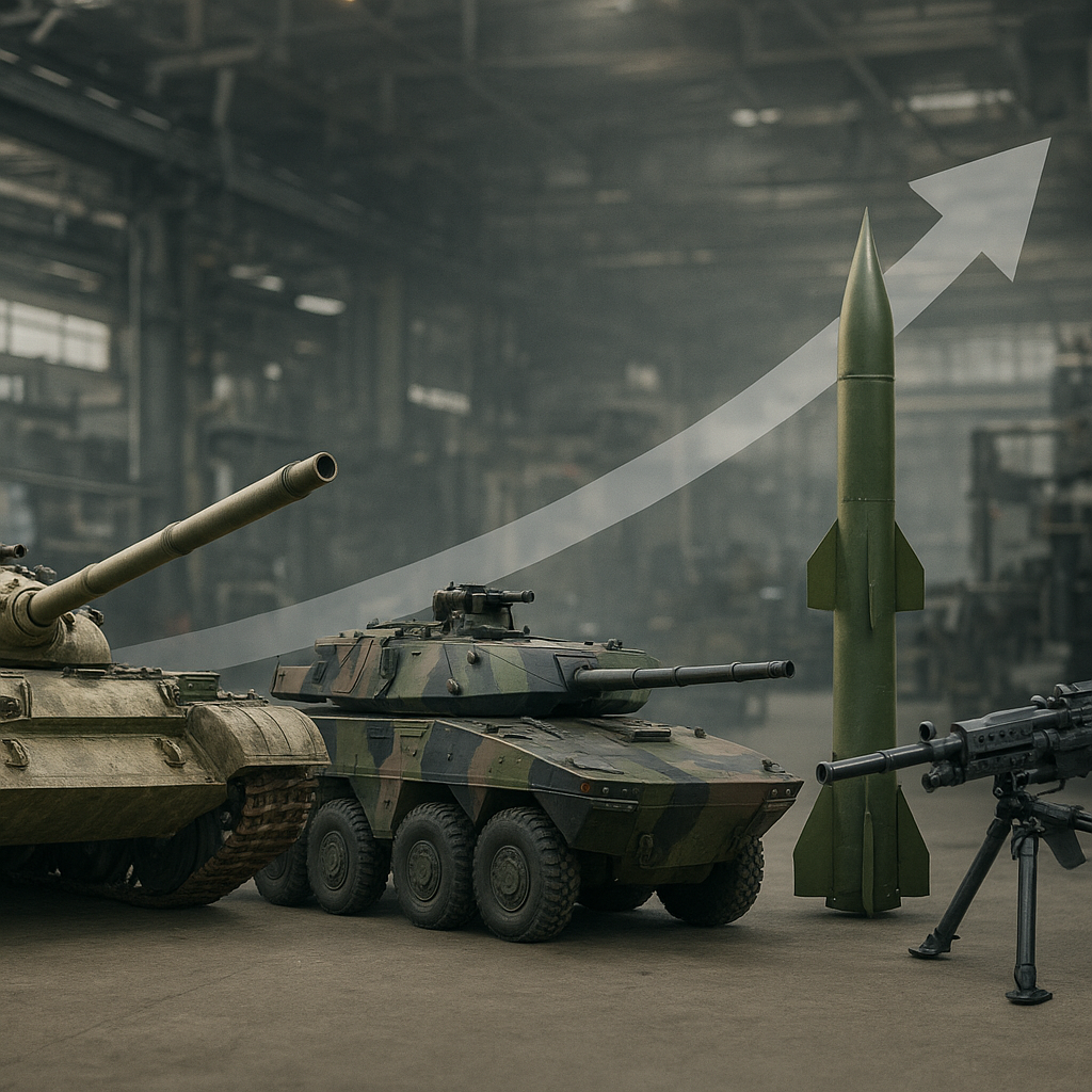 Ewolucja eksportu uzbrojenia w Europie Środkowej