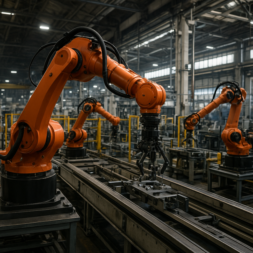 Największe zakłady produkcji robotów przemysłowych