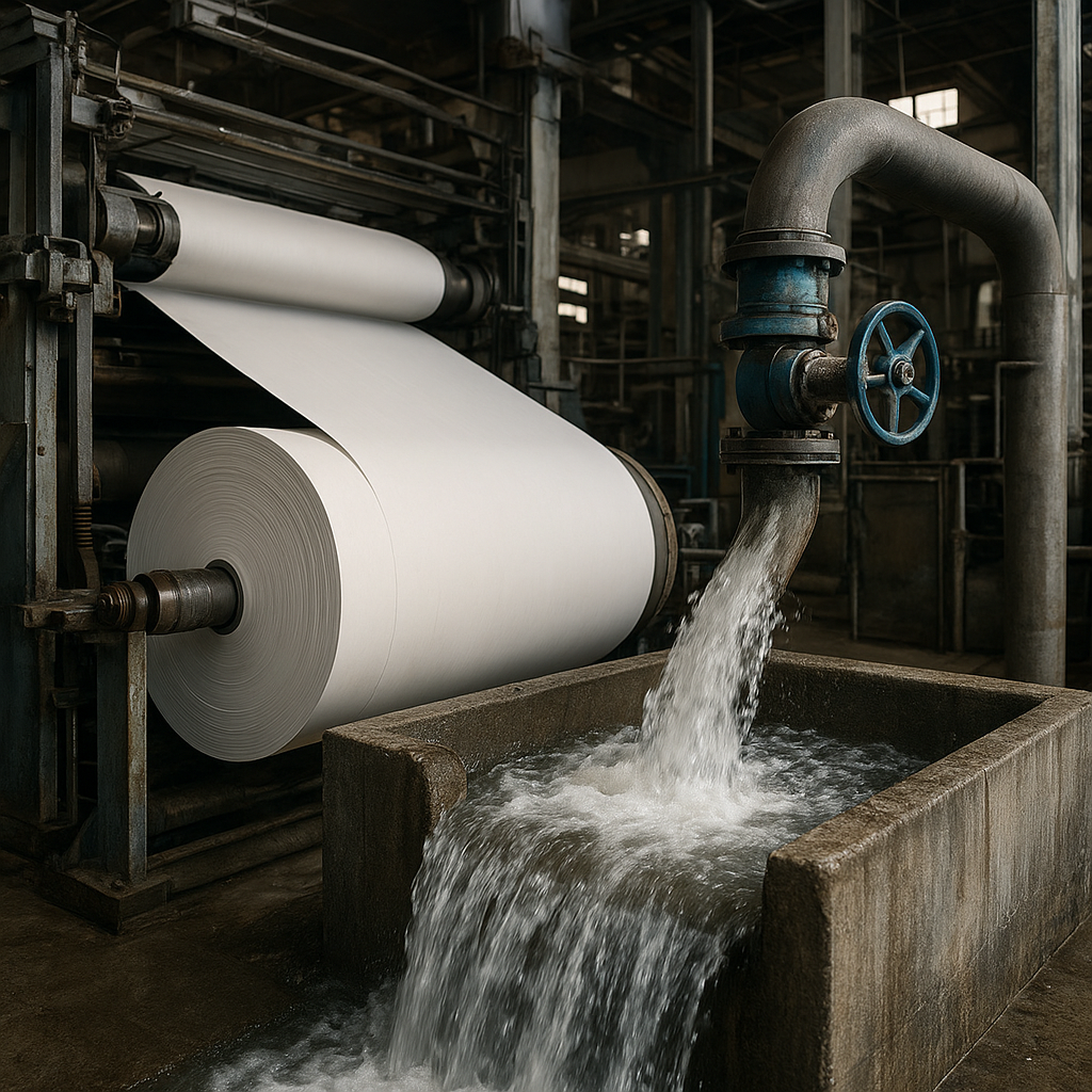 Optymalizacja zużycia wody w produkcji papieru