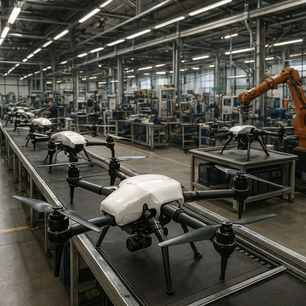 Największe fabryki dronów