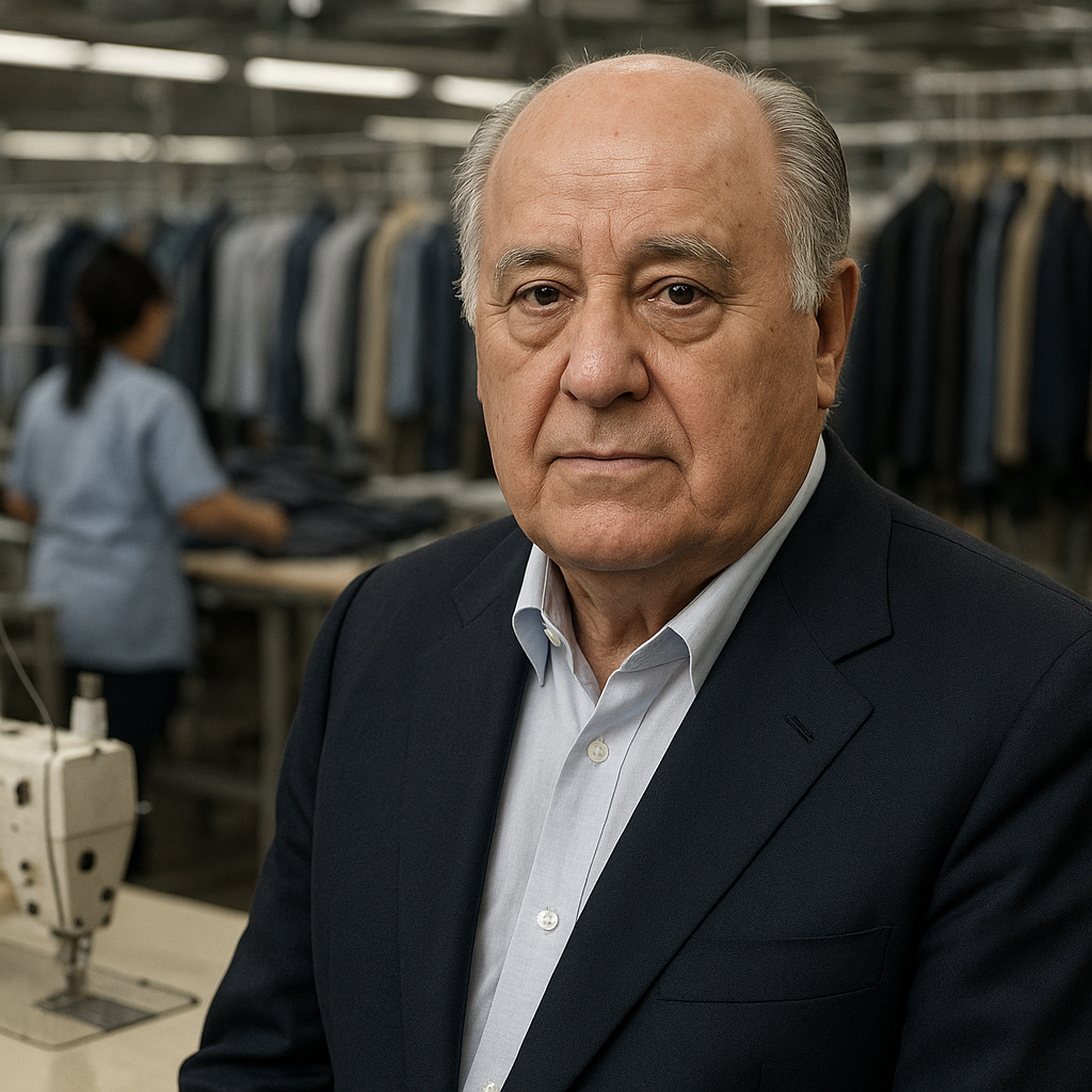 Amancio Ortega – odzież i produkcja przemysłowa