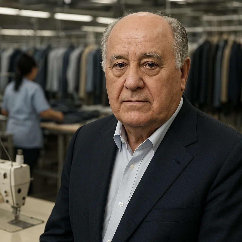 Amancio Ortega – odzież i produkcja przemysłowa