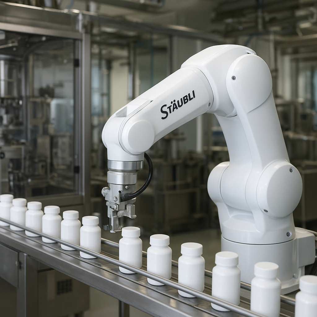 TX2-60 – Stäubli – przemysł farmaceutyczny – robot