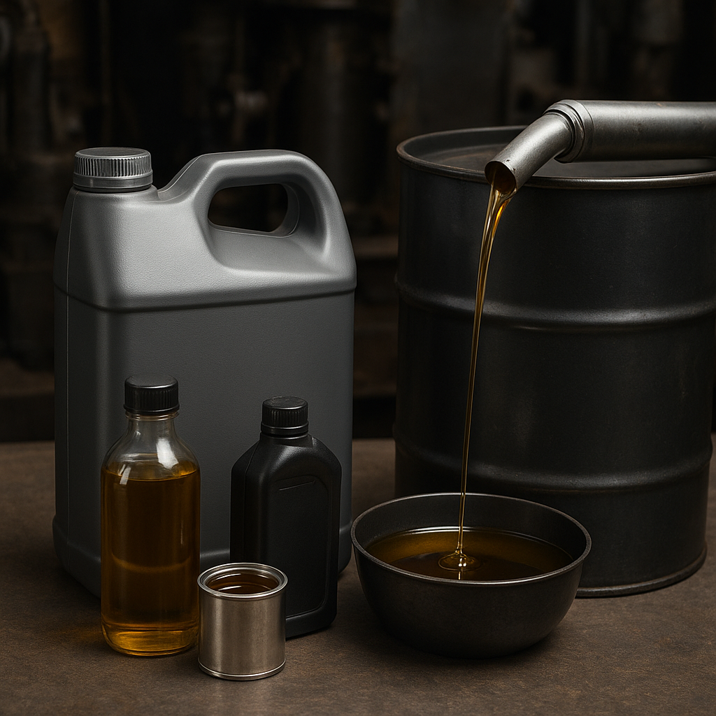 Oleje przemysłowe – materiał eksploatacyjny – zastosowanie w przemyśle