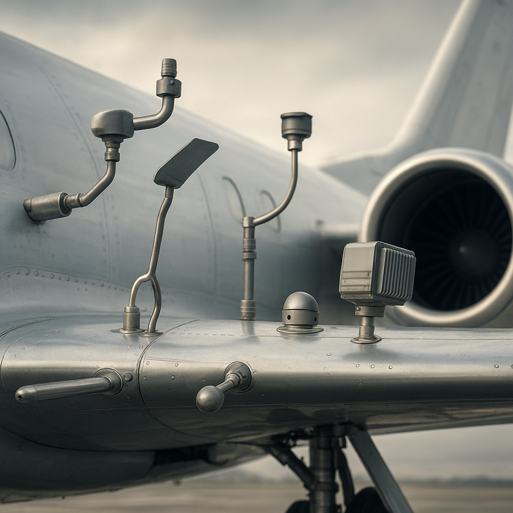 Czujniki i systemy pomiarowe w samolotach