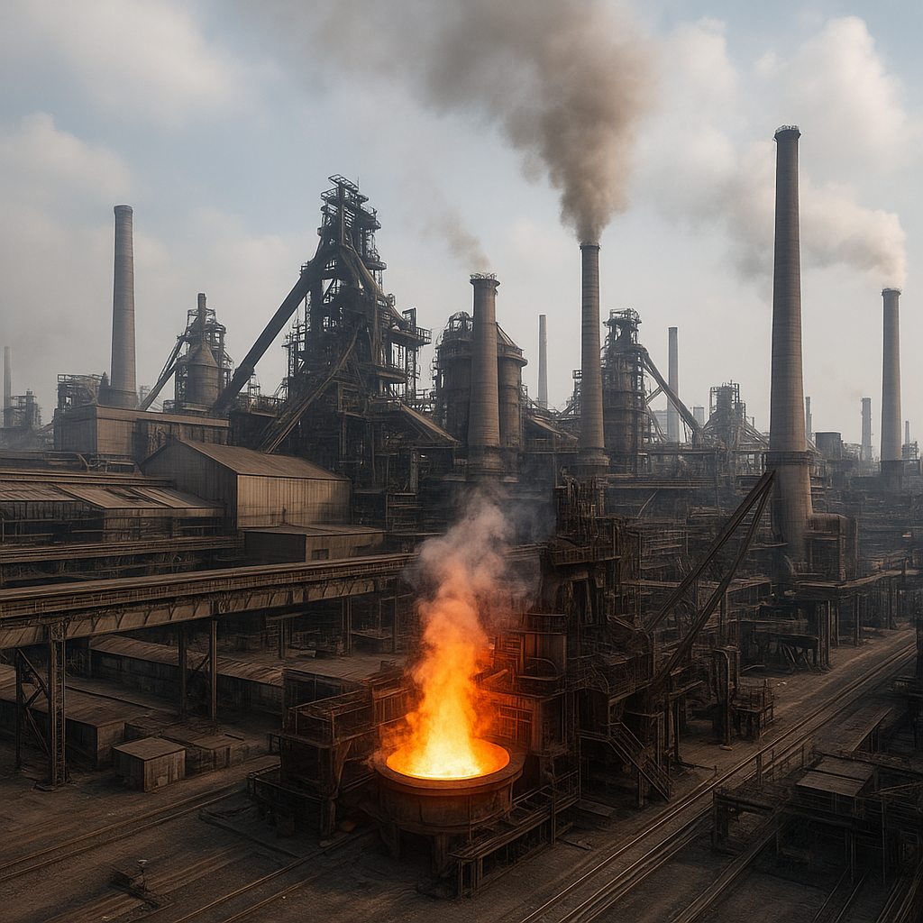 Największe zakłady hutnicze Azji