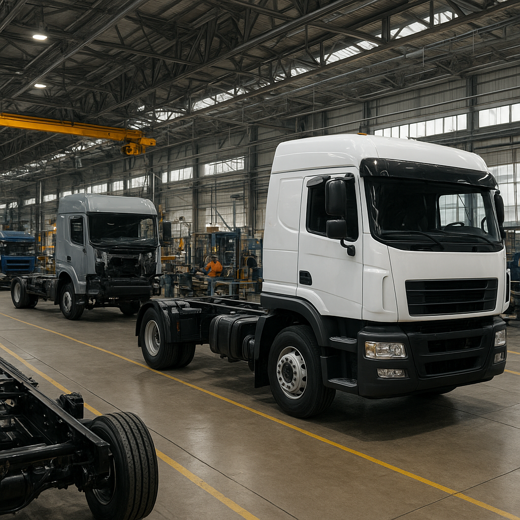 Największe fabryki ciężarówek