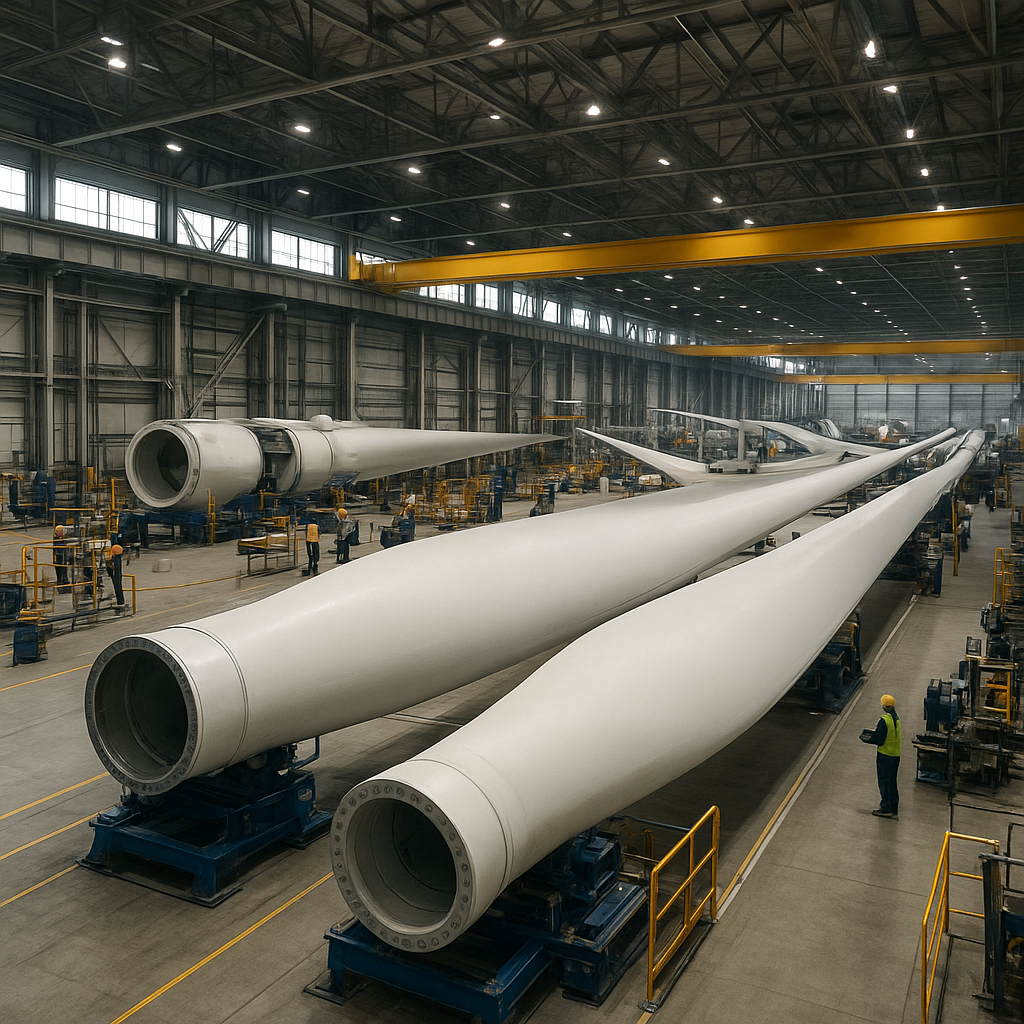 Największe fabryki turbin wiatrowych