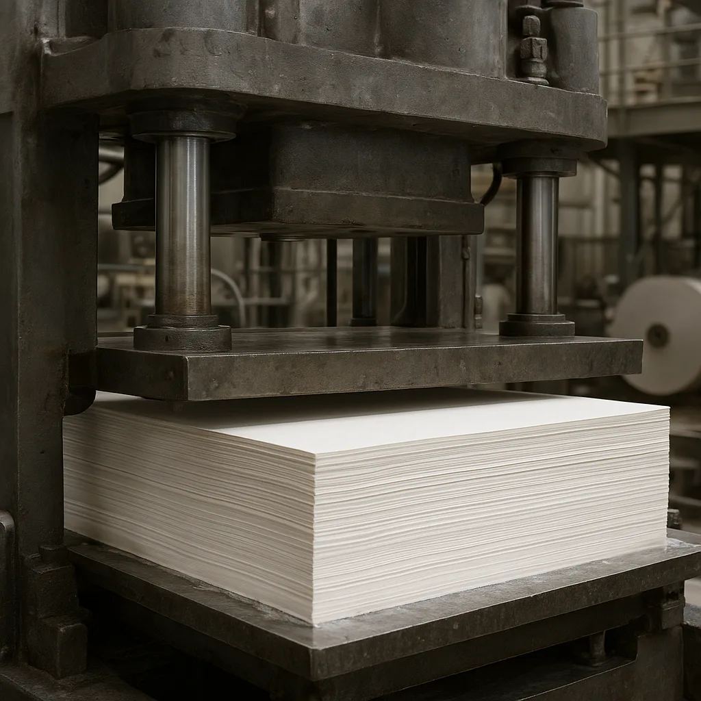 Prasy hydrauliczne w produkcji papieru