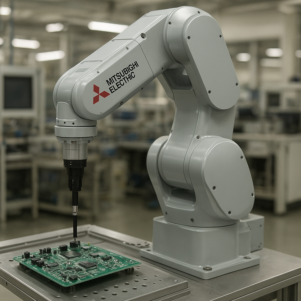 RV-7FRL – Mitsubishi Electric – przemysł elektroniczny – robot