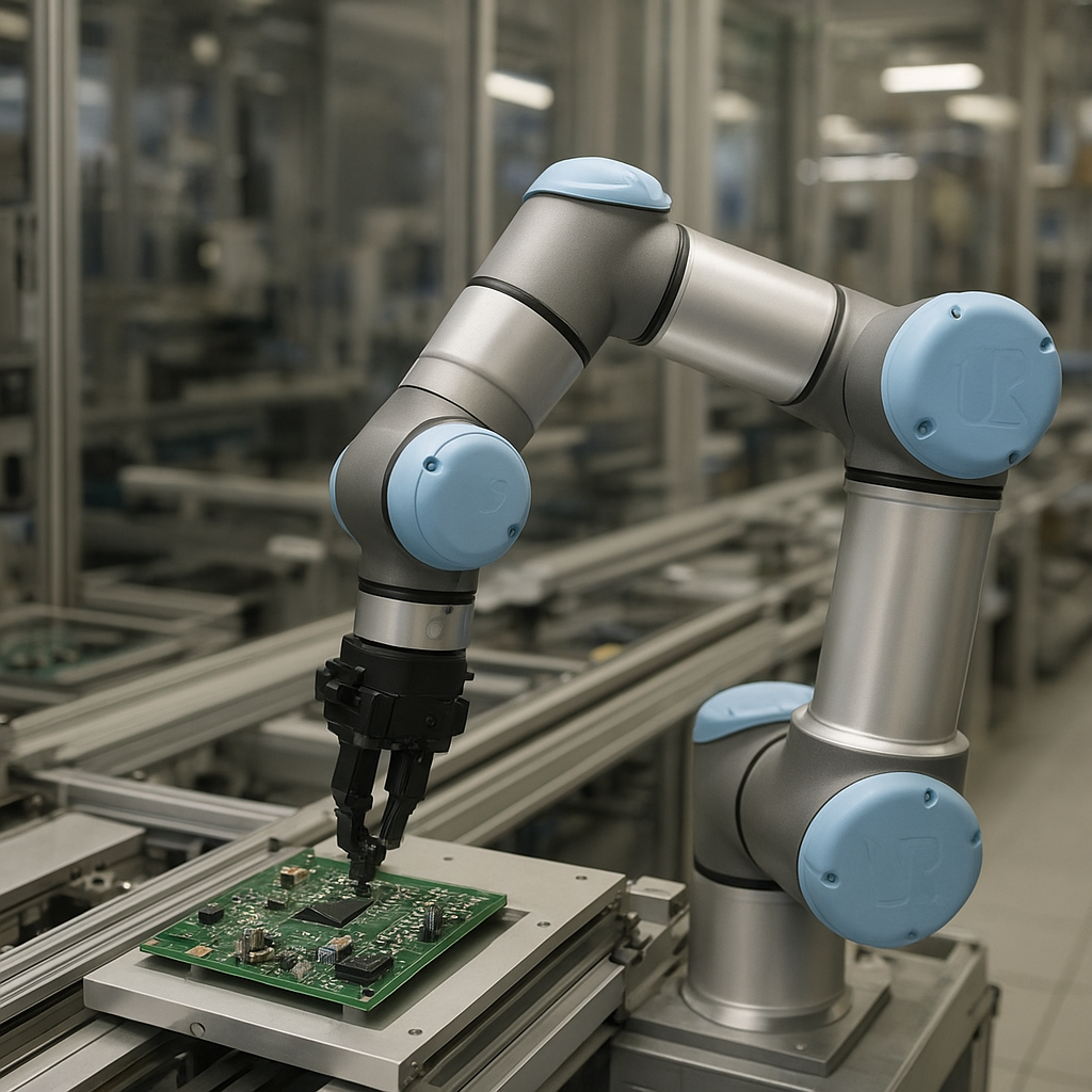 UR3e – Universal Robots – przemysł elektroniczny – robot