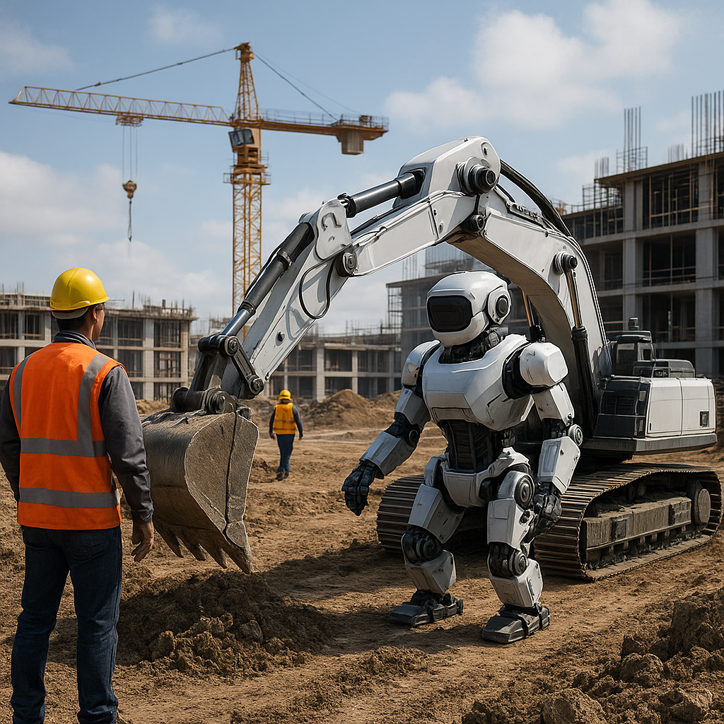 Zastosowanie robotów na placu budowy