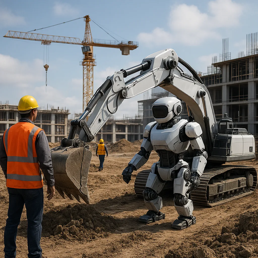 Zastosowanie robotów na placu budowy