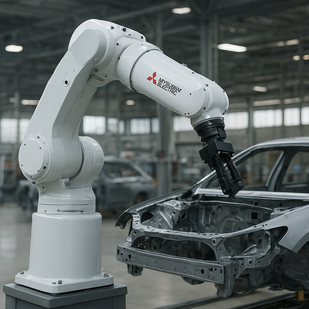 RV-20FR – Mitsubishi Electric – przemysł motoryzacyjny – robot